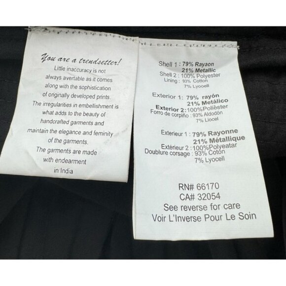 Anthropologie Bhanuni by Jyoti Sleeveless Metallic Jacquard Pleated Midi Dress - Picture 11 of 11